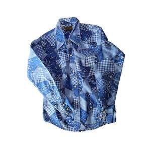True VTG Boutique Collection Sands Point 70s 60s Long Sleeve Shirt Boys 12